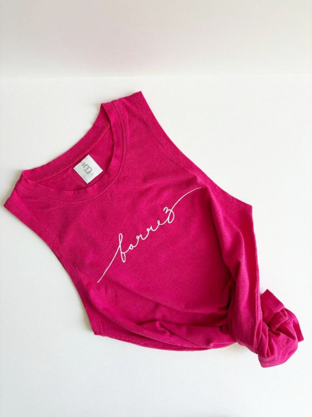 Barre3 Hot Pink Muscle Tank Top